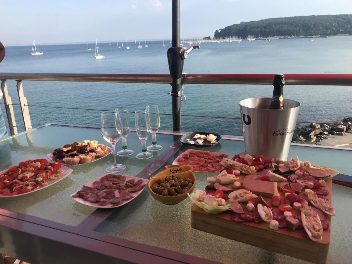 Appartement Cosy Les Pieds Dans L'Eau, Vue Mer Exceptionnelle Crozon Zewnętrze zdjęcie